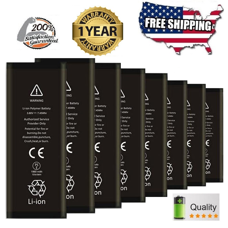 OEM Replacement Internal Battery For iPhone 5S 6 6S 7 8 11 X XS XR Plus SE +Tool