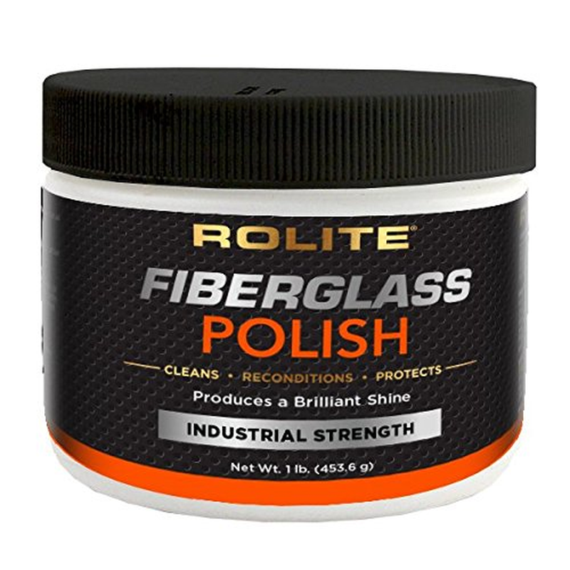 Rolite Fiberglass Polish (1Lb) for Removing Water Spots, Staining, Oxidation & H