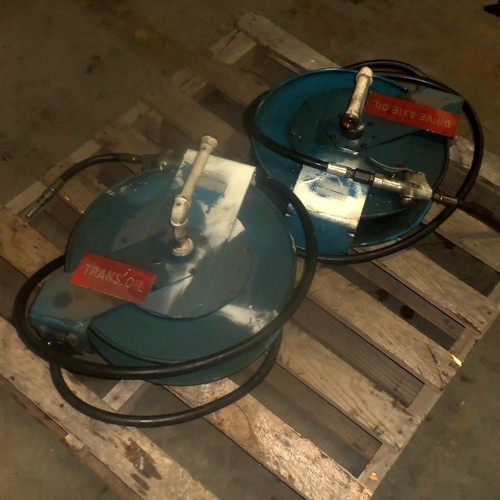 HOSETRACT SPRING RETRACTABLE HOSE REEL MC-550 W/ HOSE, SET OF 2