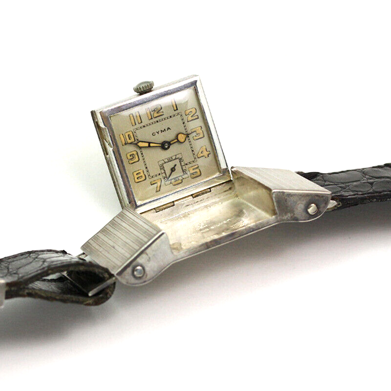 CYMA Sterling Silver Golf Belt Buckle Watch w/ 40 Inch