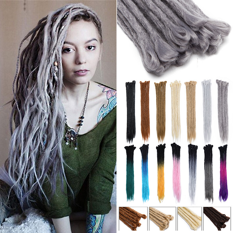 20 24 Synthetic As Human Crochet Braid Dreadlock Dread Lock Hair