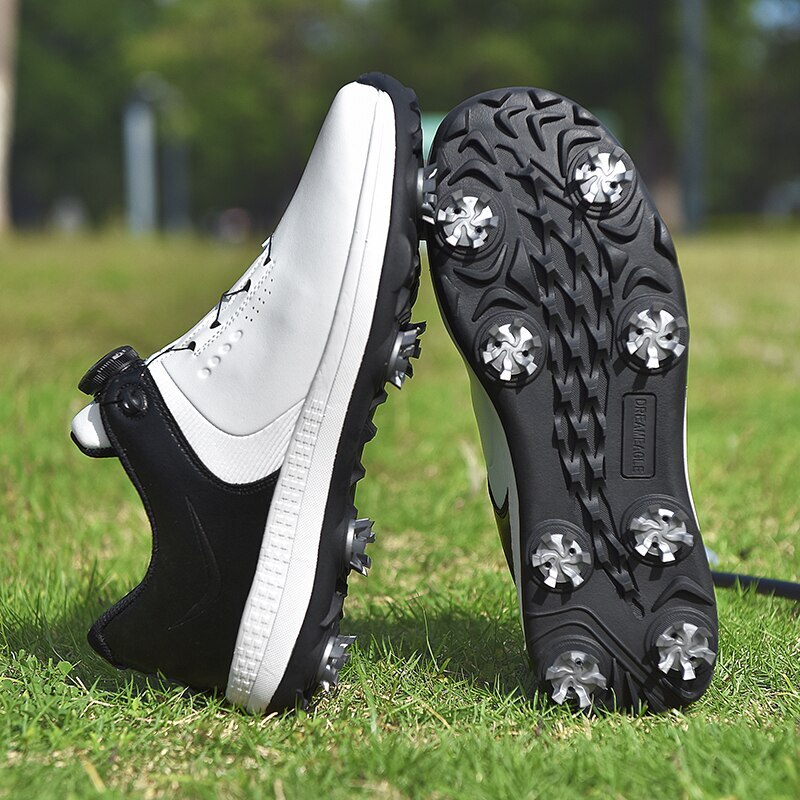 Men's Golf Shoes Waterproof and Anti-Skid Design-Ideal for Golf