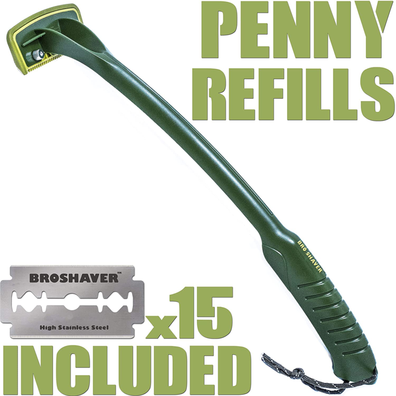 Gorilla Warfare: Special Forces Edition Back Hair Shaver (3 Blade, Ca