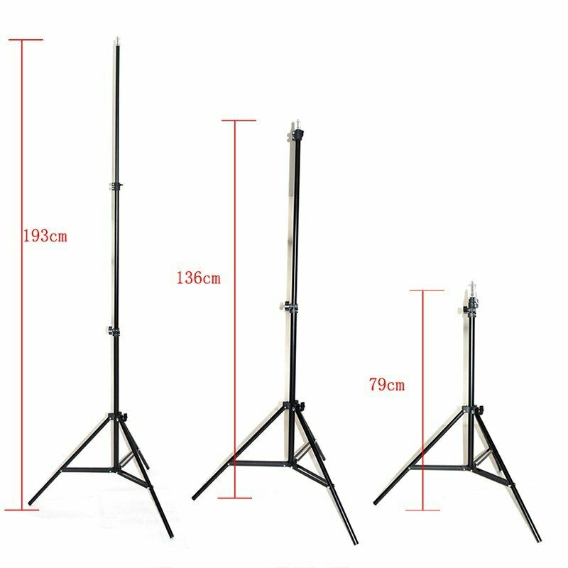 Lichtstativ Lampenstativ Kamerastativ Leuchtenstativ bis 2m w 14 Schraube Y9F9
