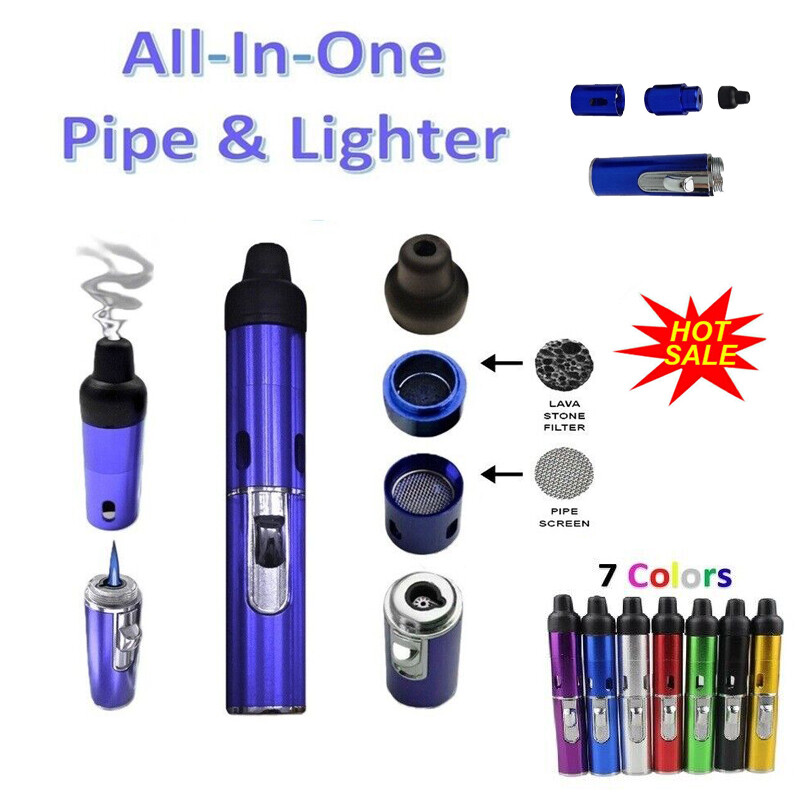 Torch Cigar Lighters Jet Flame Refillable Butane New