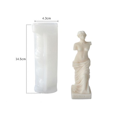 European style Retro Roman Column Candle Silicone Mold Handmade DIY Baking Mould