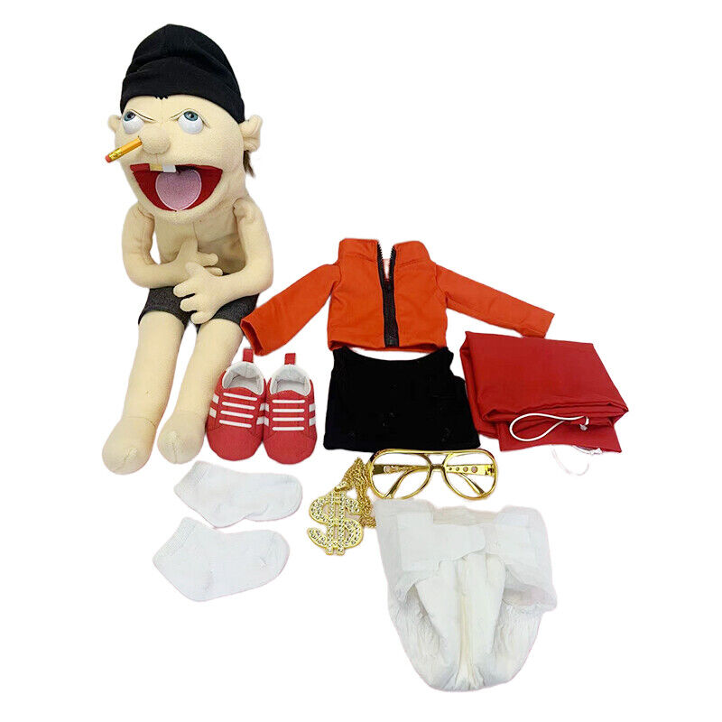 Uk Jeffy Hand Puppet Boy Joseph Cody Feebee Plush Toy Doll Removable Puppet Gift