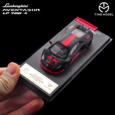 TIMEMODEL 1:64 Lamborghini Aventador LP700-4 1.0 RedBull Alloy Diecast Car Model