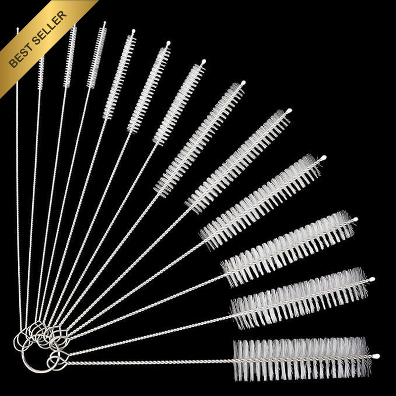 13 Pcs Bottle Brush Set - Water Bottle Cleaning Brush, Straw Cleaner Brush for R
