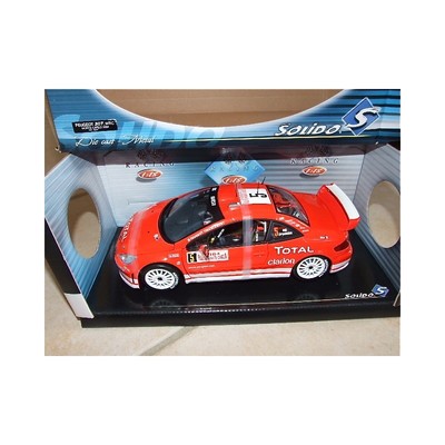 PEUGEOT 307 WRC RALLYE MONTE CARLO 2004 GRONHOLM SOLIDO 1:18 1er