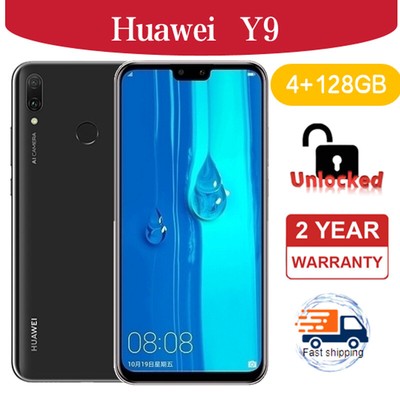 Huawei Y9 128GB Unlocked Global Version 6.5inch Android9.0 Smartphone 4000mAh