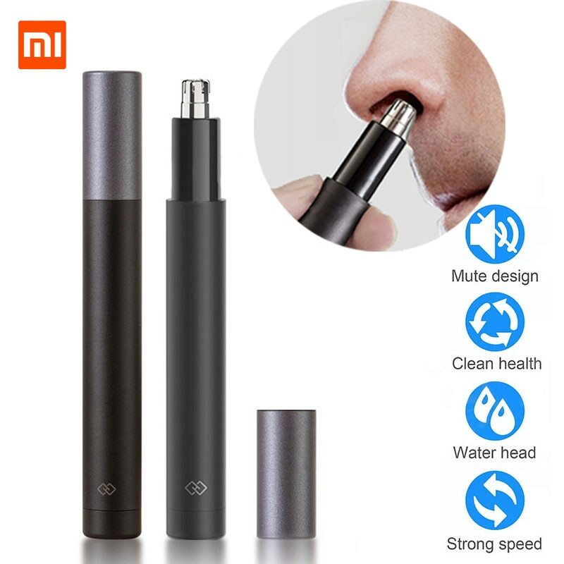 Electric Nose Hair Trimmer and Ear Hair Trimmer Vacuum Cleaning System For