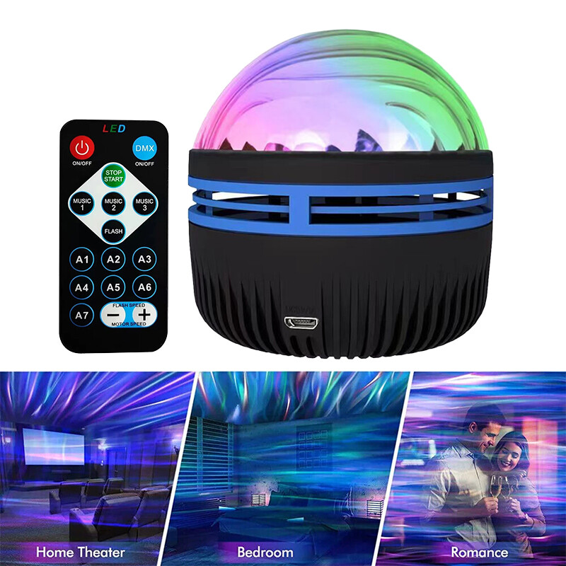 Northern Lights Galaxy Projection Lamp Aurora Star Projector Night Light Toy HOT