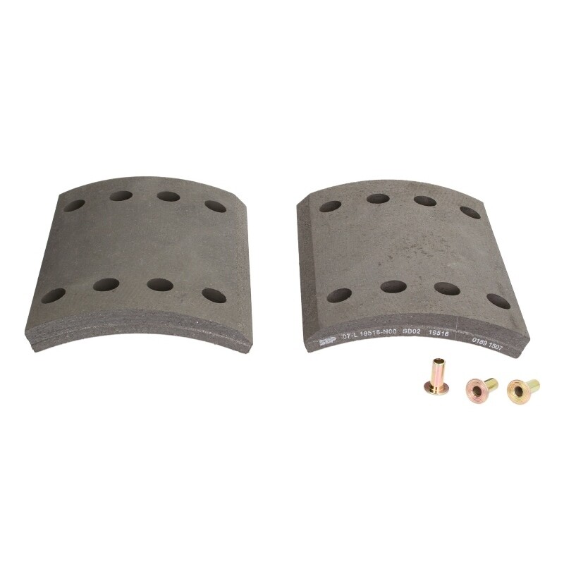 Juego de pastillas de freno de tambor adecuado para SAF