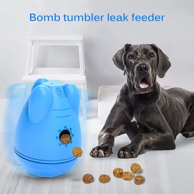 Pet Food Leaking Ball Food Dispenser Toy Dog Cat Tumbler Feeder with Molar Stick