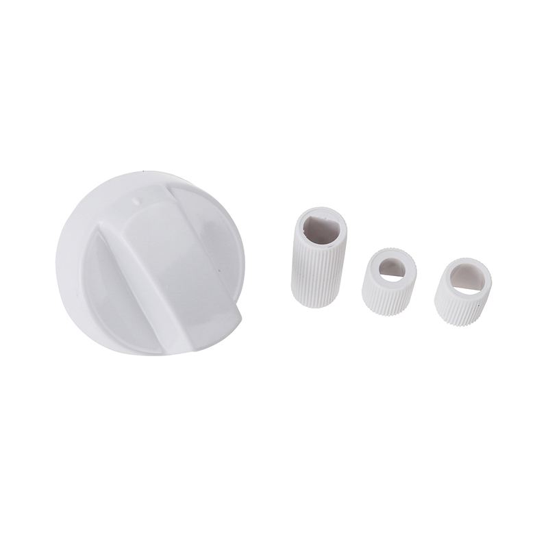 Premium White Cooker Oven Grill Hob Control Knob Dial & Adaptors For