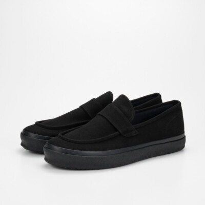 Moonstar FINE VULCANIZED LOAFY W Black Beige Suede 2colors Men's Size
