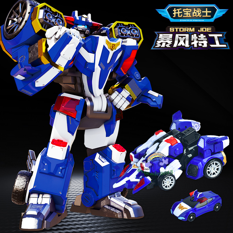 Tobot V Galaxy Detectives Storm Joe Transforming Vehicles Robot Figure Toy