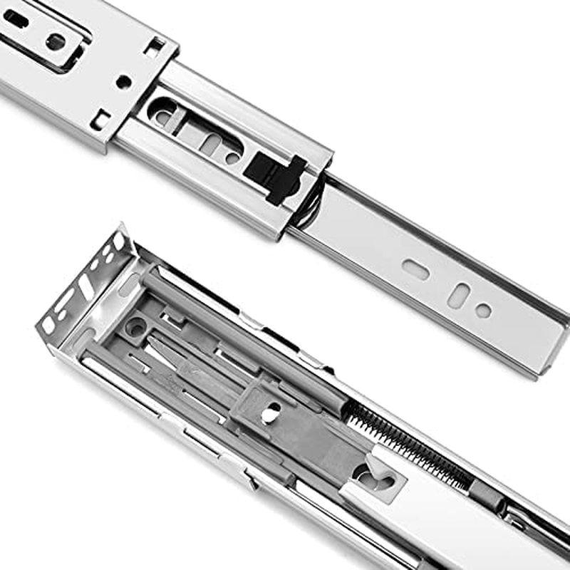 2 Pair -  22-Inch Drawer Slides, Heavy Duty 100 Lb. Full Extension Drawer Slides