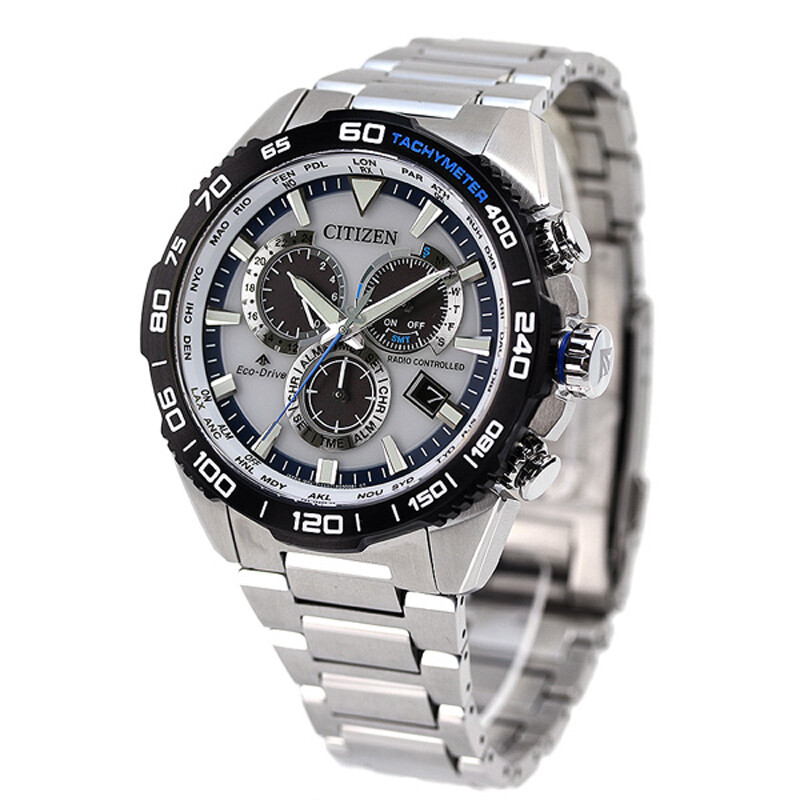 Pre-owned Citizen Promaster Land Cb5034-91a Eco-drive Radio Watch Direct Flight Men Watch