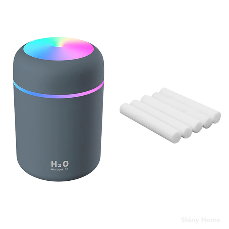 300ML Mini Air Humidifer Aroma Essential Oil Diffuser with LED Lamp USB Mist Mak
