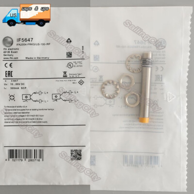 For IFM Efector IF5647 Inductive Proximity Switch Sensor IFA2004-FRKG/US-100-IRF
