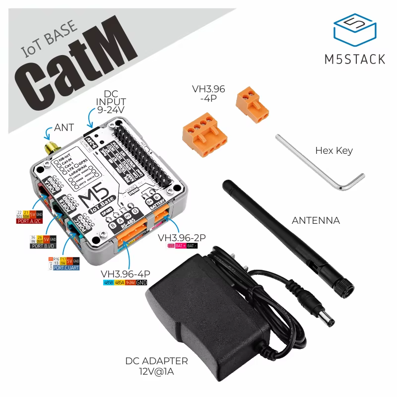 Official IoT Base with CAT-M Module (SIM7080G)