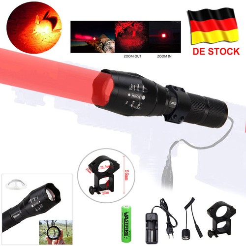 8000LM Tactical T6 LED G700 Flashlight 5Modi Zoom Superhell Militär Taschenlampe