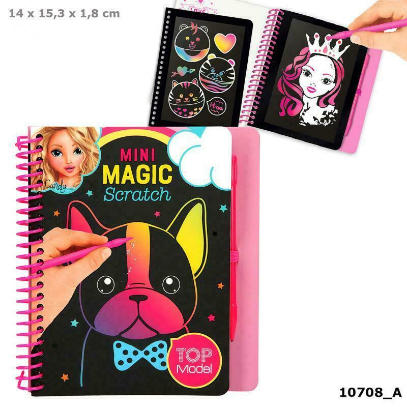 Topmodel Scratch Book Mini Magisches Kratzbilder Buch Kratzbuch Malbuch ab 6 ?