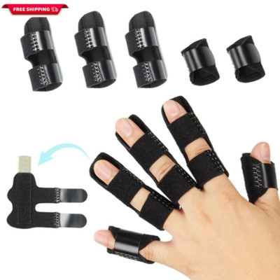 5 Pcs Trigger Finger Splint , Finger Brace for Straightening or Support for Fing