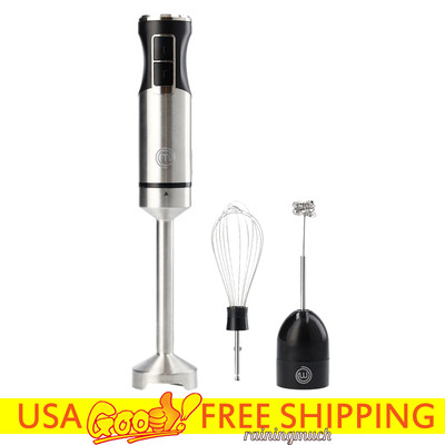 Electric Whisk Handheld Blender Stick Emulsifier Variable Speed Detachable NEW