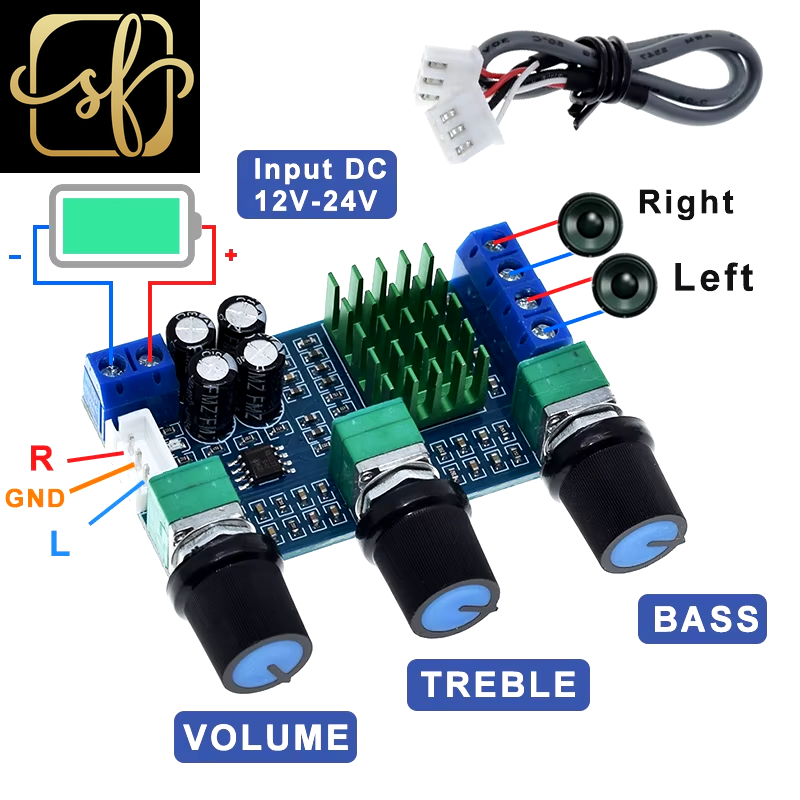 XH-M567 TPA3116D2 Dual-Channel Stereo High Power Digital Audio Power Amplifier Board Audio Power Amplifier Board 80W*2
