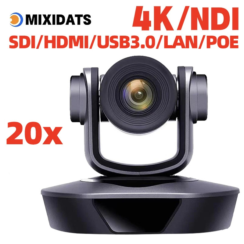 4K PTZ camera 10x 20x zoom HDMI,SDI,LAN,USB,NDI,POE,60FPS,30FPS Video conference