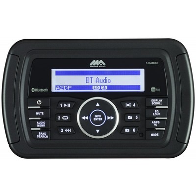 Froghead Ind. Stereo for Canam Commander with Bluetooth AM/FM App and LED Speak