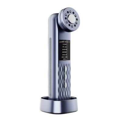 Ultrasonic Ice Compress Beauty Device, EMS Lifting, Heating Vibration Massage