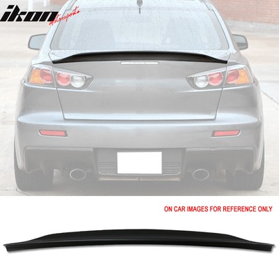 Fits 08-17 Mitsubishi Lancer EVO X 10 RS Style Rear Trunk Spoiler Matte Black