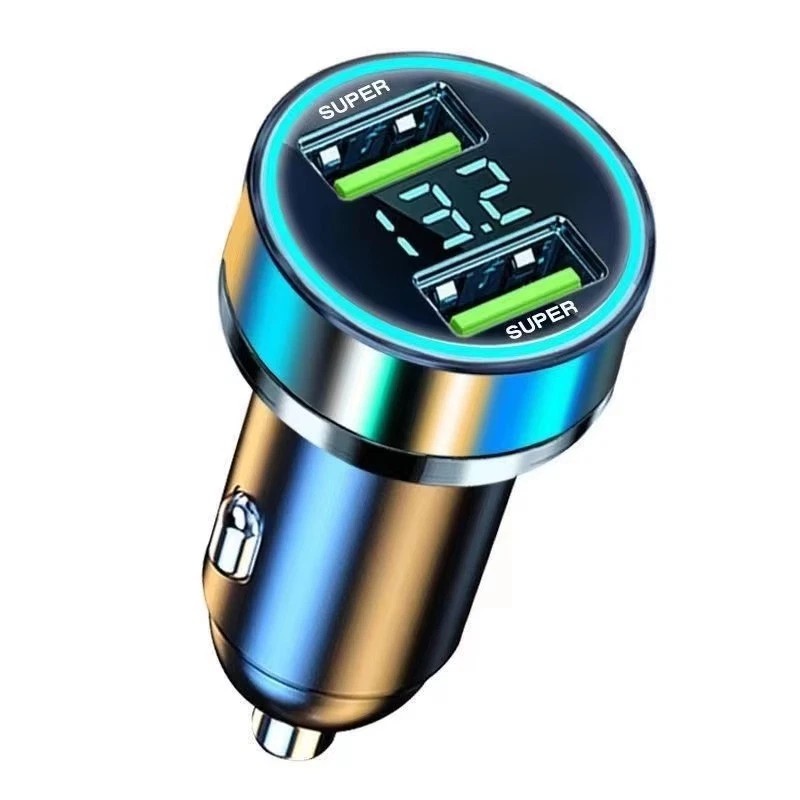 240W Car Charger Dual USB Ports Super Fast Charging with Digital Display AUS