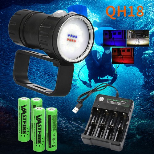 Photography Video 15000 LM 18x L2 LED Underwater SCUBA Flashlight Diving Light