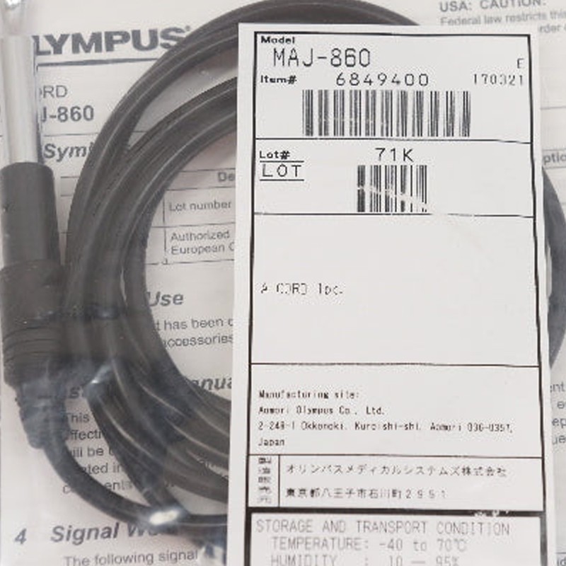 1PC Olympus MAJ-860 Adapter Cable Oringial Brand New