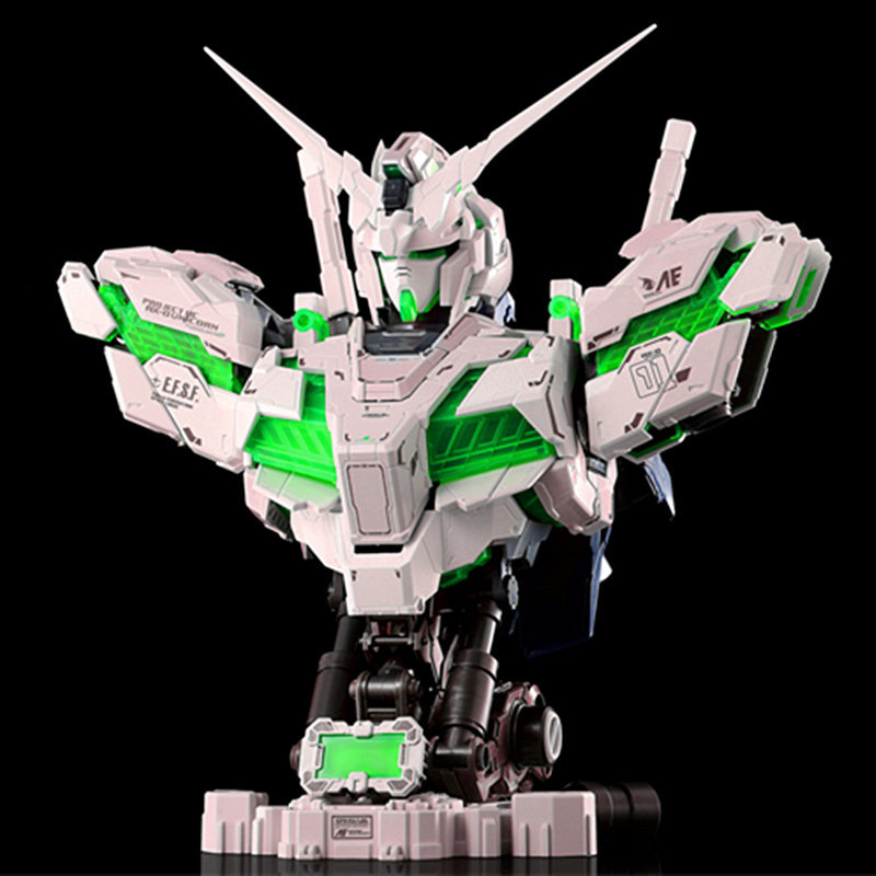YH model 1/35 RX-0 Unicorn Bust Head Full Psycho-frame