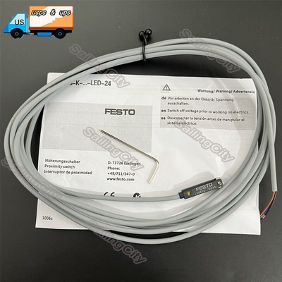 For FESTO SME-8-K-LED-24 SME8KLED24 Proximity Switch Sensor 12-30V AC/DC 500mA