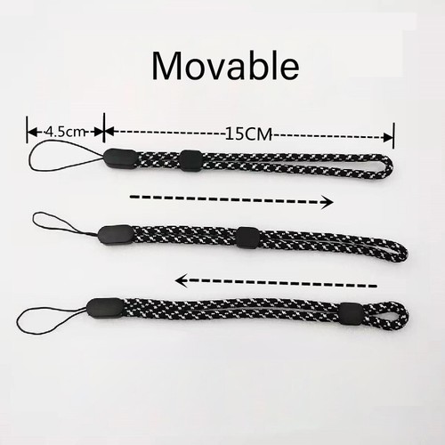 Hand Wrist Strap Lanyard, 6/12 Pcs Adjustable Colorful Nylon Wrist Phone Strap