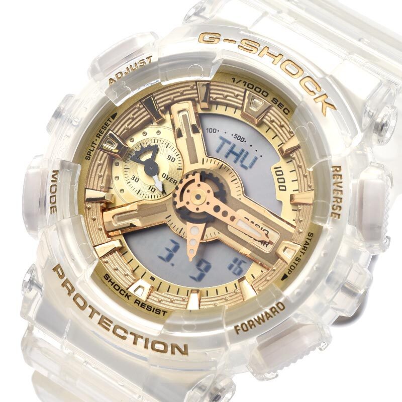 G-Shock GA-110 クリア/ゴールド CASIO G-SHOCK GMA-S110SG-7AJF Analog Digital Watch Gold Dial Clear