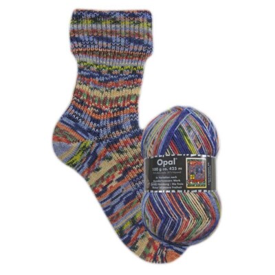Opal Sock Yarn Hundertwasser 4-ply superwash 100g/465yd  #3204