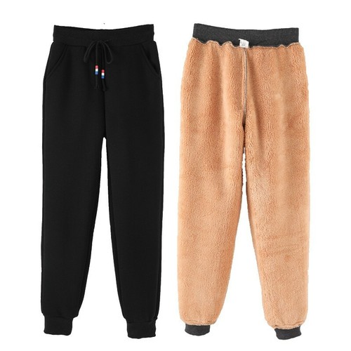 wool lined sweatpants