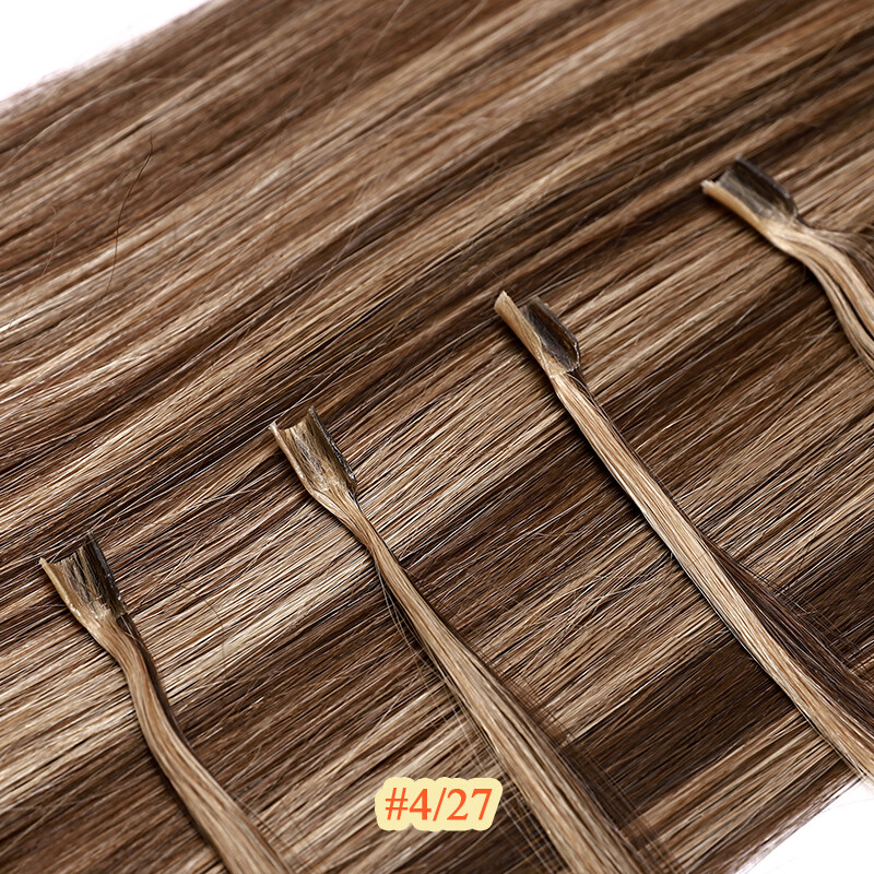 V / U Tip Nail Human Hair Extensions Keratin Bondings Real 100% Remy Hair Long