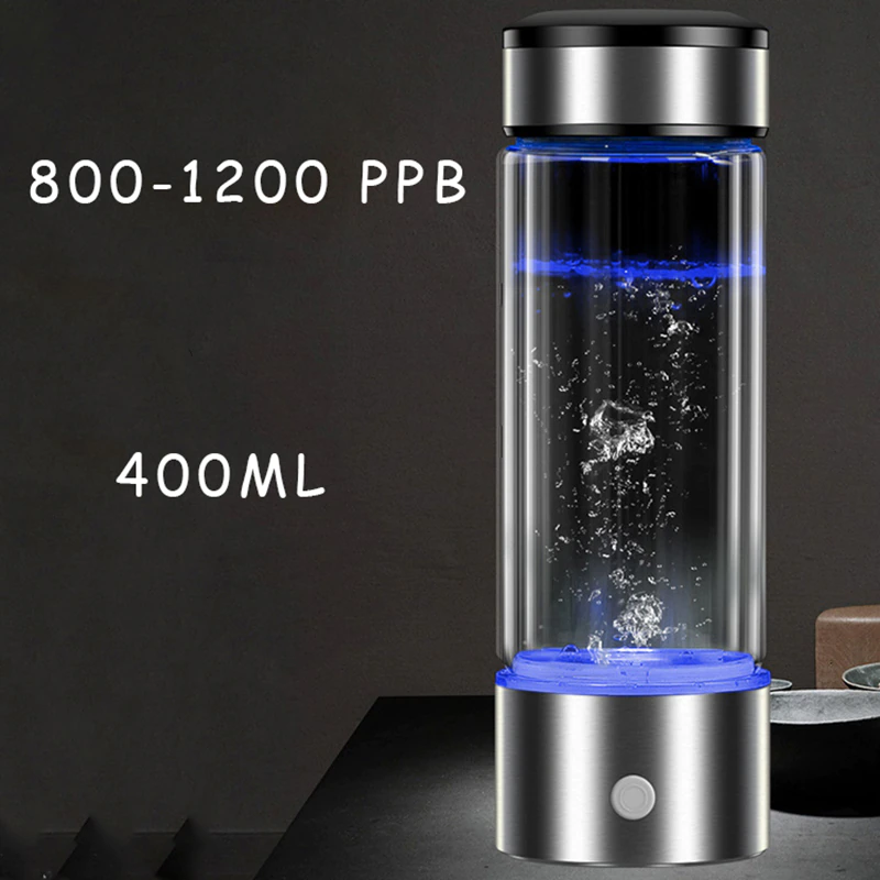 Hydrogen-Rich Alkaline Water Generator Portable Rechargeable Ionizer Antioxidant