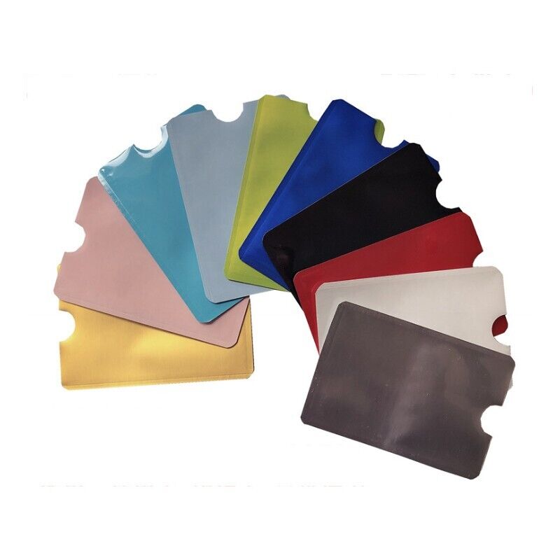 12 Pack Anti Theft Credit Card Protector RFID Blocking Safety Sleeve Shield