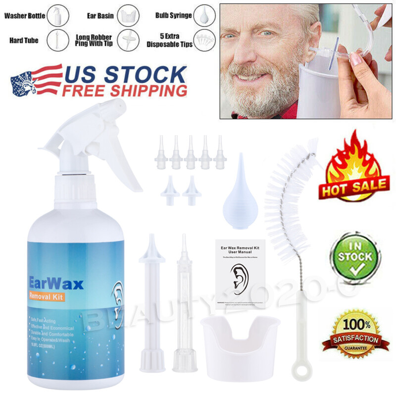 Ear Wax Washer Water Syringe Kit Earwax Removal Lavage Irrigation System Kits