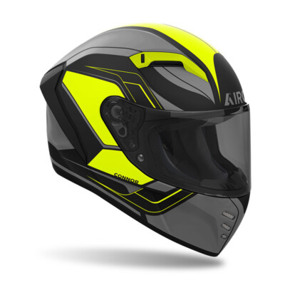 Airoh Connor Dunk Yellow Matt Full Face Helmet Size XL